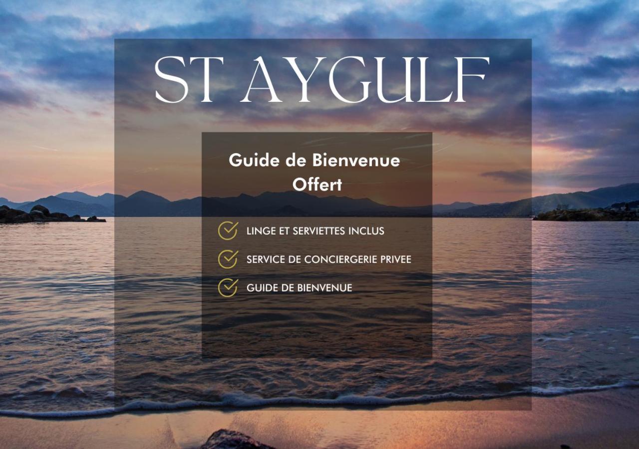 Studio Eclat Marine 3 Etoiles - Vue Mer - Parking-Clim-Plage A 20 Metres - Capitalchic Services Saint-Aygulf Fréjus エクステリア 写真